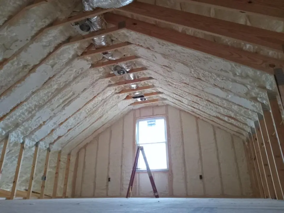 Spray foam roofing application for Crawl Space Insulation project in New Scotland